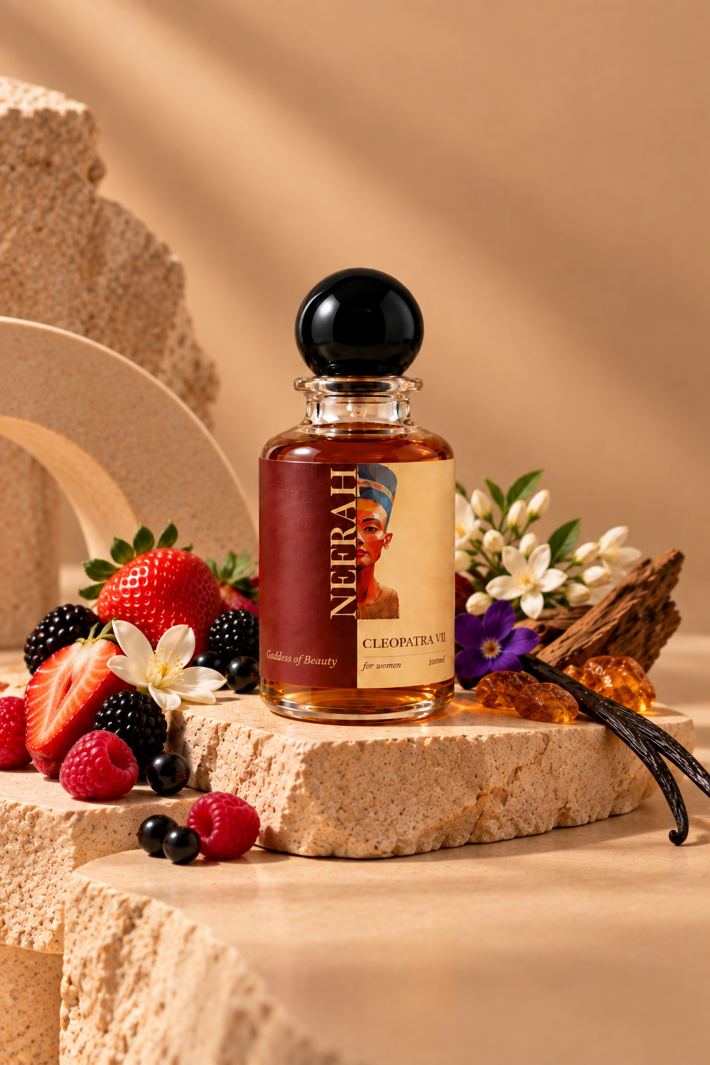 NEFRAH Cleopatra VII perfume bottle