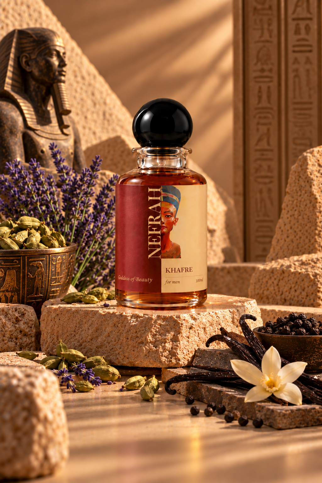 NEFRAH Khafre perfume bottle